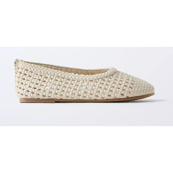 NWOB Zara cut out ballet flats, Sz 8.5, $79 - Picture 1 of 8